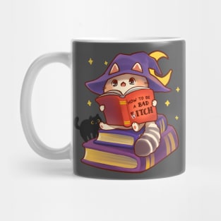 How to be a Bad... Witch? Halloween Cat Mug